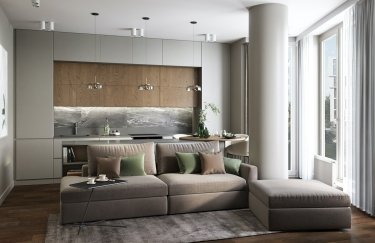 квартира, готовий ремонт, вітальня