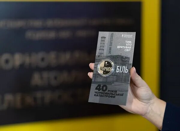 Нацбанк презентував монету до 40-річчя Чорнобильської катастрофи – світлина