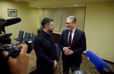 Володимир Зеленський і Кір Стармер / Офіс президента Володимир Зеленський і Кір Стармер