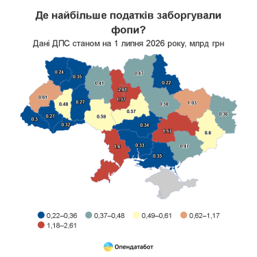 Фото 5 — 16,6 млрд грн податків заборгували ФОПи державі