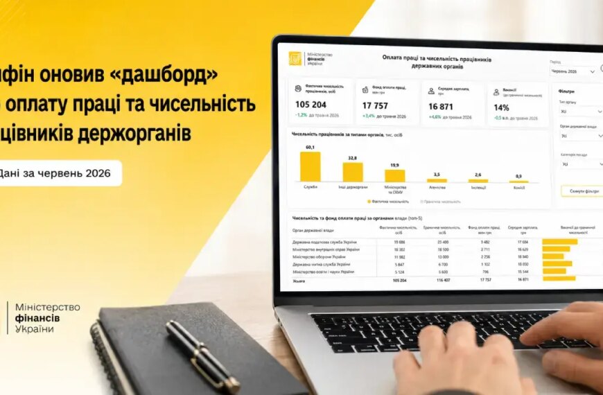 Заробітки працівників державного сектору України — Мінфін