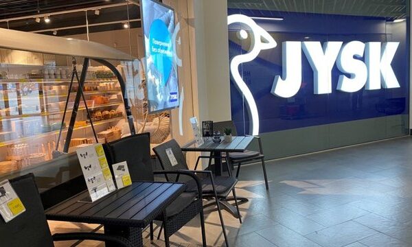 JYSK запустив в Україні два нових та один модернізований магазин, випередивши за їх числом свою мережу у рідній Данії.