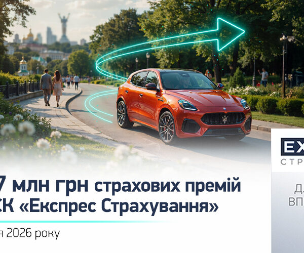 СК «Експрес Страхування» наростила страхові платежі на 18,9% за результатами першого півріччя