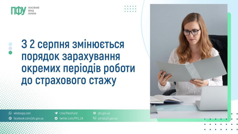 Із 2 серпня 2026 року в Україні набудуть чинності зміни до Закону «Про загальнообов'язкове державне пенсійне страхування», які мають захистити працівників від втрати страхового стажу через недобросовісність роботодавців.