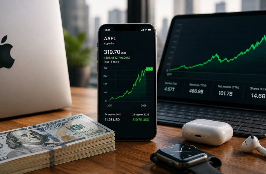 Який прибуток отримали інвестори Apple за часів Тіма Кука
